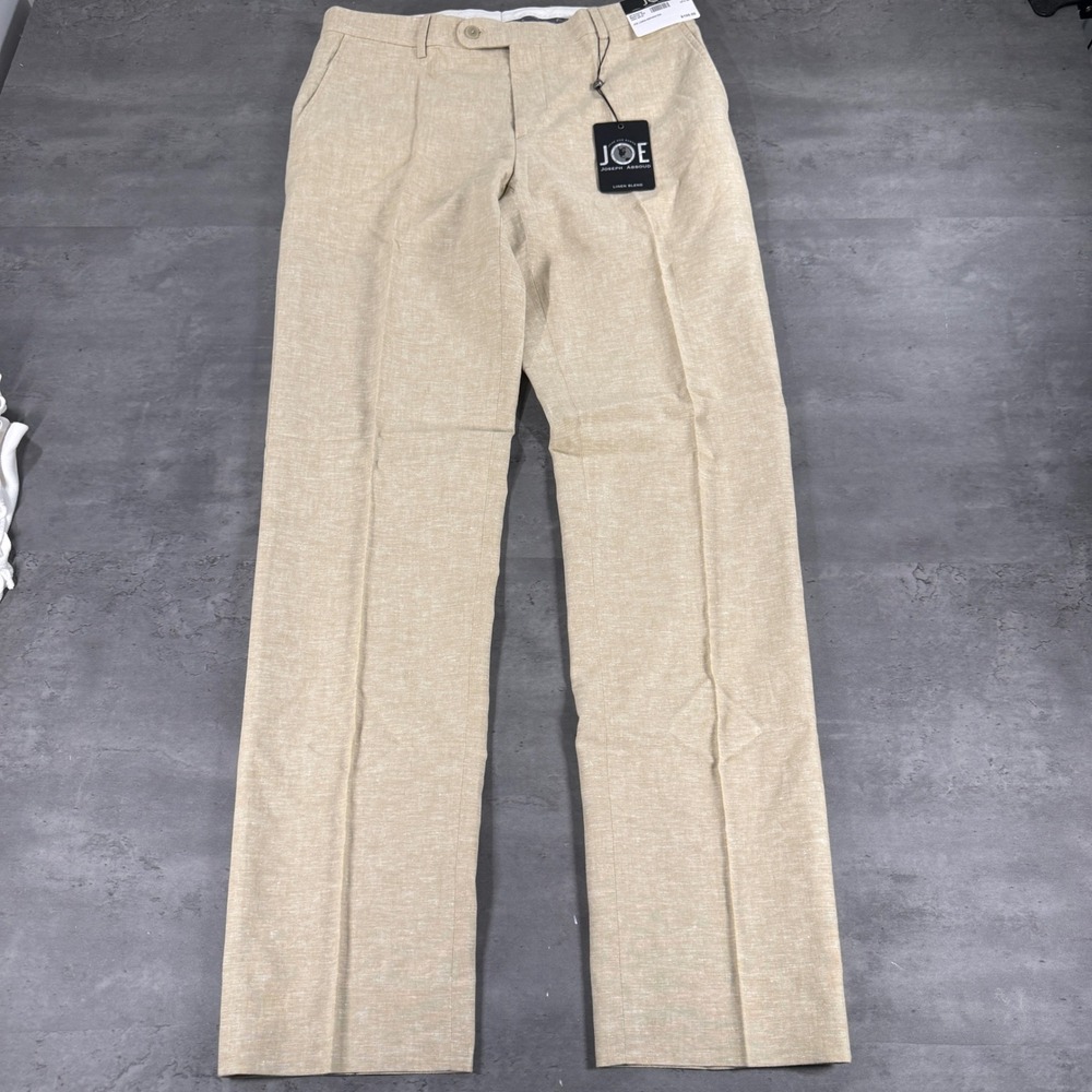 Joseph Abboud Pants Mens 34x34 JOE Linen Separates Beige Dress Trousers NEW $100